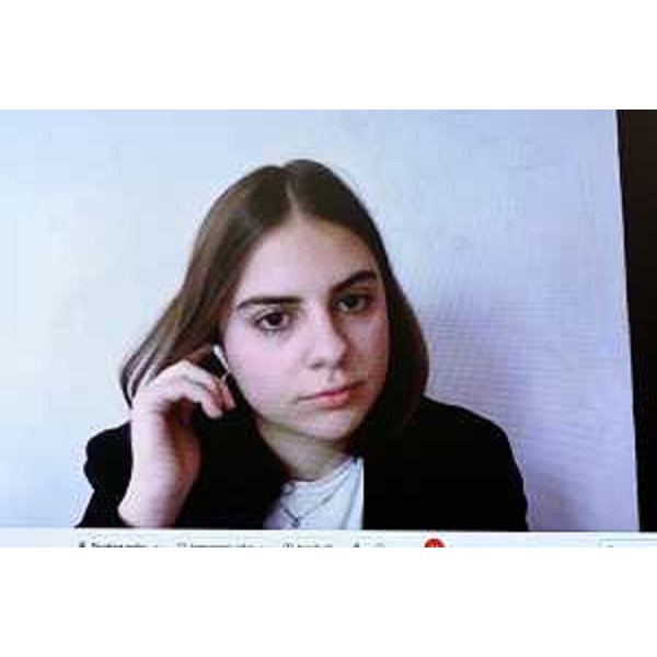 Carlotta Paladino, dell'Università di Trieste, in collegamento - Carlotta Paladino, dell'Università di Trieste, in collegamento