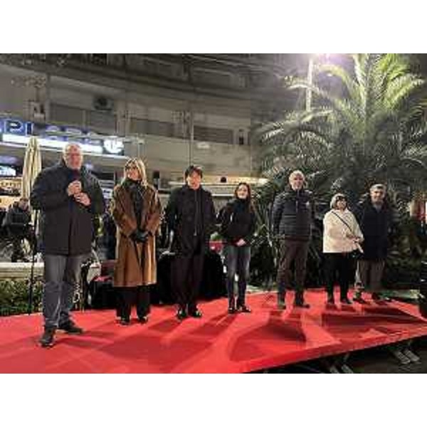 Il presidente del Consiglio regionale, Mauro Bordin, durante l'inaugurazione di Natale d'A...mare - Il presidente del Consiglio regionale, Mauro Bordin, durante l'inaugurazione di Natale d'A...mare