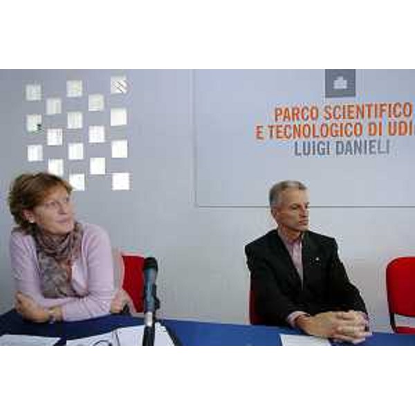 Annachiara Danieli, Riccardo Illy (Presidente della Regione Friuli Venezia Giulia). (Udine, 16/11/04)