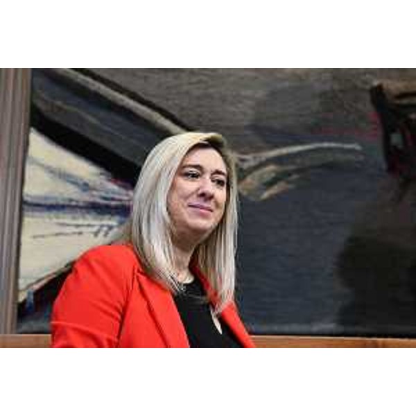 L'assessore regionale alle Infrastrutture re Territorio Cristina Amirante - L'assessore regionale alle Infrastrutture re Territorio Cristina Amirante