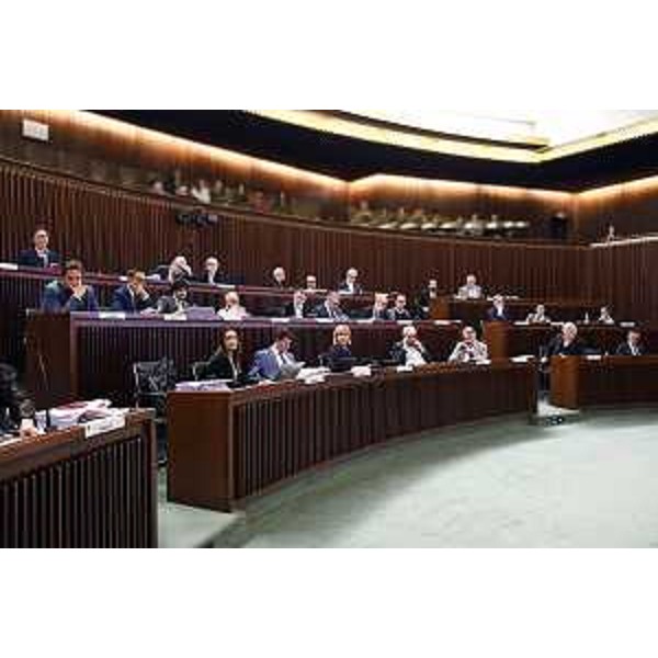 L'Aula durante i lavori - L'Aula durante i lavori
