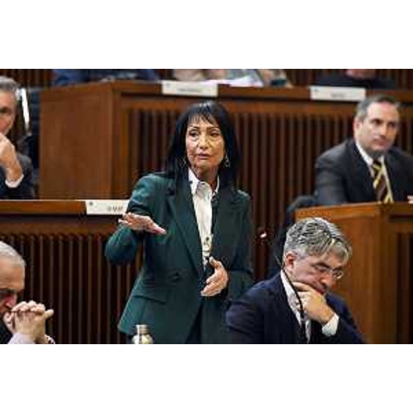 Il sindaco di Monfalcone, Anna Maria Cisint - Il sindaco di Monfalcone, Anna Maria Cisint