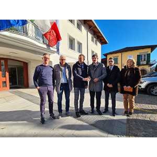 Un momento dell'incontro con la delegazione della Carinzia a Tolmezzo - Un momento dell'incontro con la delegazione della Carinzia a Tolmezzo