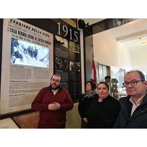 Il vicegovernatore della Regione con delega alla Cultura, Mario Anzil, in visita al Museo della Grande Guerra a Redipuglia. - Il vicegovernatore della Regione con delega alla Cultura, Mario Anzil, in visita al Museo della Grande Guerra a Redipuglia.