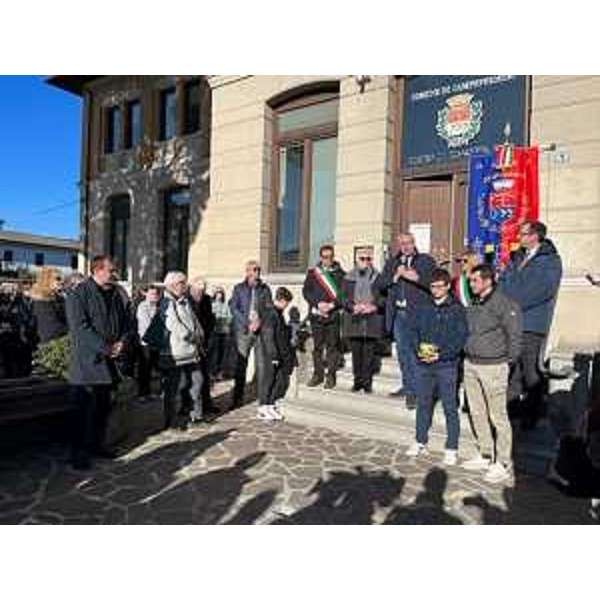L'intervento del presidente Bordin a Campoformido - L'intervento del presidente Bordin a Campoformido