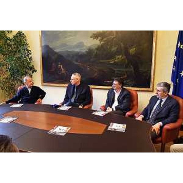 Il presidente Boaretto, il presidente Bordin e i consiglieri Bolzonello e Crali - Il presidente Boaretto, il presidente Bordin e i consiglieri Bolzonello e Crali