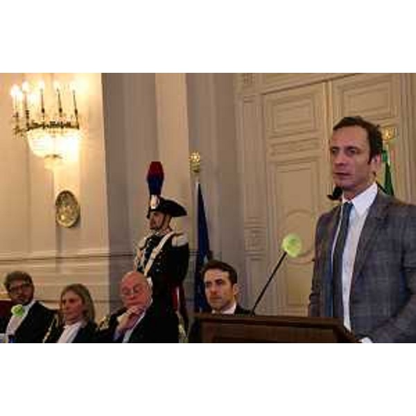 L'intervento del governatore del Friuli Venezia Giulia Massimiliano Fedriga durante l'apertura dell'Anno giudiziario 2024 del Tribunale amministrativo regionale. - L'intervento del governatore del Friuli Venezia Giulia Massimiliano Fedriga durante l'apertura dell'Anno giudiziario 2024 del Tribunale amministrativo regionale.