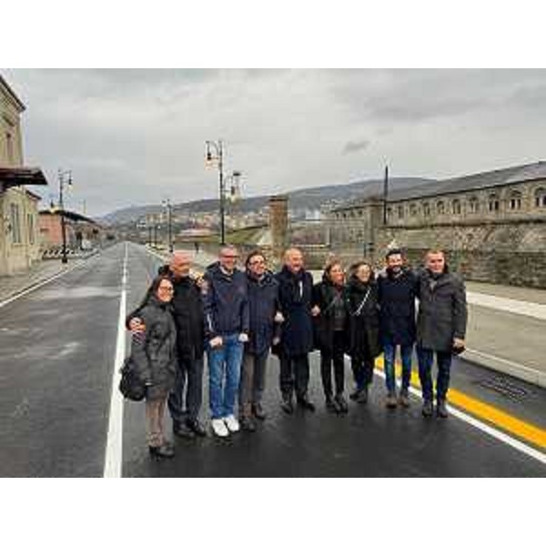Un momento dell'inagurazione della bretella di Porto Vecchio - Un momento dell'inagurazione della bretella di Porto Vecchio