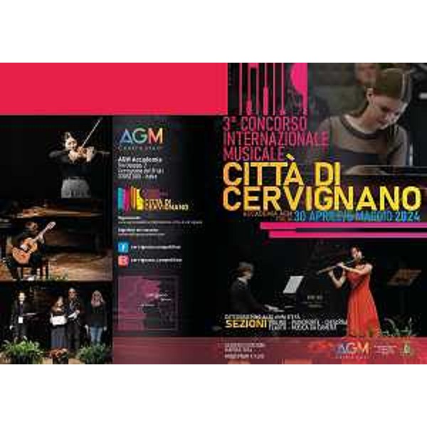 Il programma della terza edizione del concorso internazionale di musica Città di Cervignano - Il programma della terza edizione del concorso internazionale di musica Città di Cervignano