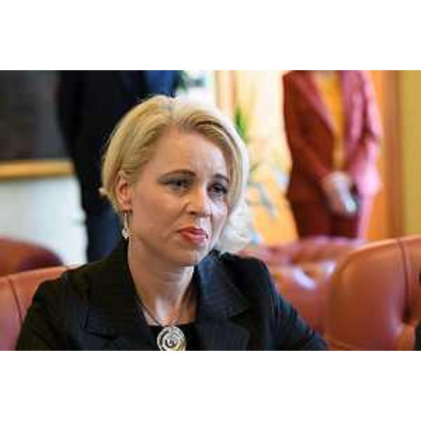 La presidente dell'Assemblea Nazionale slovena, Urska Klakocar Zupancic - La presidente dell'Assemblea Nazionale slovena, Urska Klakocar Zupancic