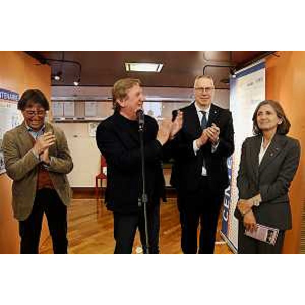 Da sxc, il giornalista Matteo Contessa, il presidente del Coni Fvg, Giorgio Brandolin, il presidente del Cr Fvg, Mauro Bordin, e la vp nazionale del Coni, Claudia Giordani - Da sxc, il giornalista Matteo Contessa, il presidente del Coni Fvg, Giorgio Brandolin, il presidente del Cr Fvg, Mauro Bordin, e la vp nazionale del Coni, Claudia Giordani