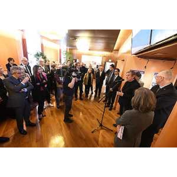 L'intervento del presidente Coni Fvg, Giorgio Brandolin, durante la presentazione di Centenarie - L'intervento del presidente Coni Fvg, Giorgio Brandolin, durante la presentazione di Centenarie