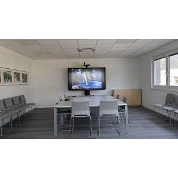 Una vista degli interni della sede del Cafc a Tolmezzo - Una vista degli interni della sede del Cafc a Tolmezzo