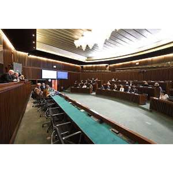 L'aula del Consiglio regionale durante i lavori del seminario - L'aula del Consiglio regionale durante i lavori del seminario