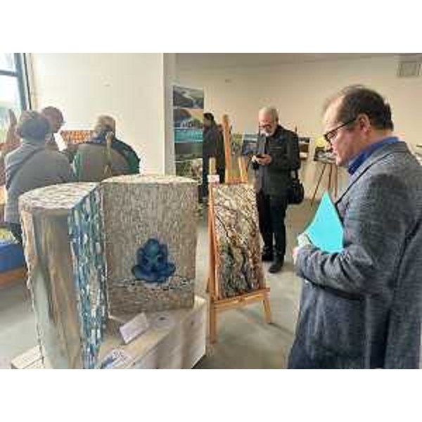 Il vice governatore con delega alla Cultura e sport Mario Anzil allinaugurazione della mostra al forte di Osoppo - Il vice governatore con delega alla Cultura e sport Mario Anzil allinaugurazione della mostra al forte di Osoppo 