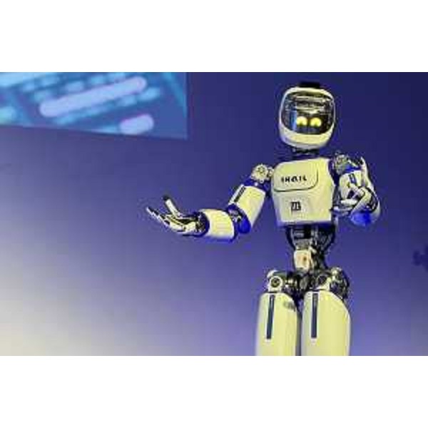 La presentazione del robot del progetto ergoCub, sviluppato da Inail e Istituto italiano di tecnologia di Genova. - La presentazione del robot del progetto ergoCub, sviluppato da Inail e Istituto italiano di tecnologia di Genova. 