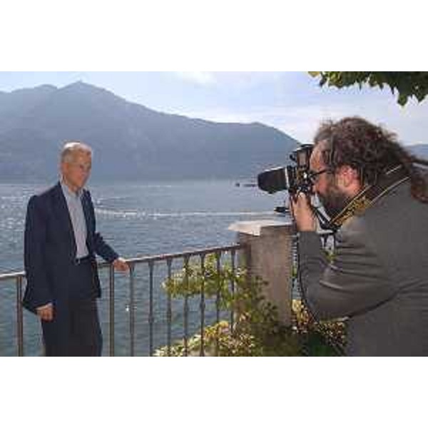 Riccardo Illy (Presidente Regione Friuli Venezia Giulia) protagonista a Cernobbio). (Cernobbio 03/09/06)