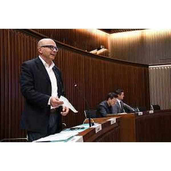 Michele Lobianco (Forza Italia), Igor Treleani e Markus Maurmair (FdI) - Michele Lobianco (Forza Italia), Igor Treleani e Markus Maurmair (FdI)