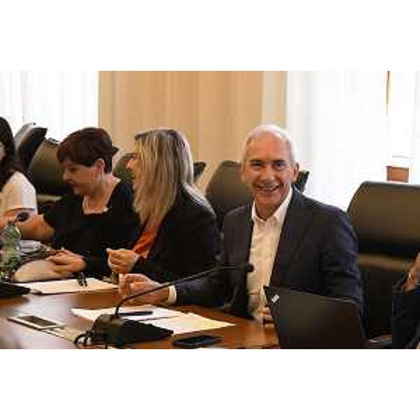 L'assessore alle Infrastrutture, Cristina Amirante, e il presidente della VI Commissione, Roberto Novelli - L'assessore alle Infrastrutture, Cristina Amirante, e il presidente della VI Commissione, Roberto Novelli