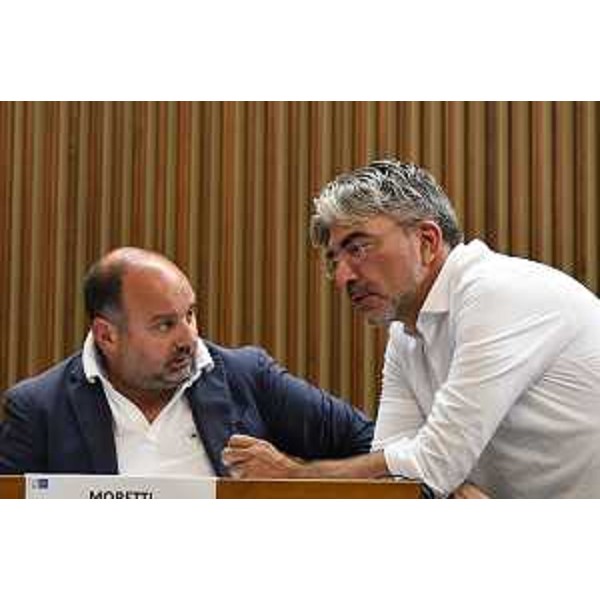 Diego Moretti (Pd) e Antonio Calligaris (Lega) - Diego Moretti (Pd) e Antonio Calligaris (Lega)