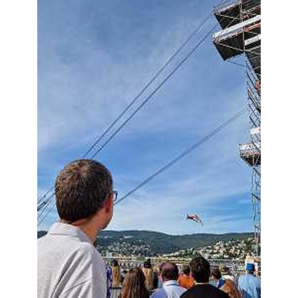L'assessore regionale Pierpaolo Roberti al Vertigo Cliff Diving - L'assessore regionale Pierpaolo Roberti al Vertigo Cliff Diving