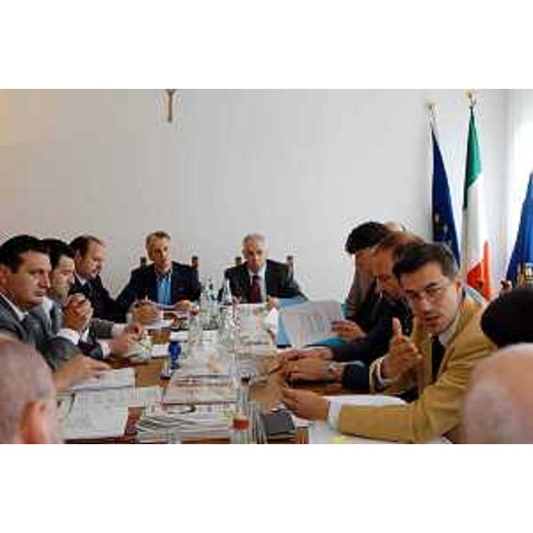 Giunta regionale a Tolmezzo. (Tolmezzo, 25/06/04)