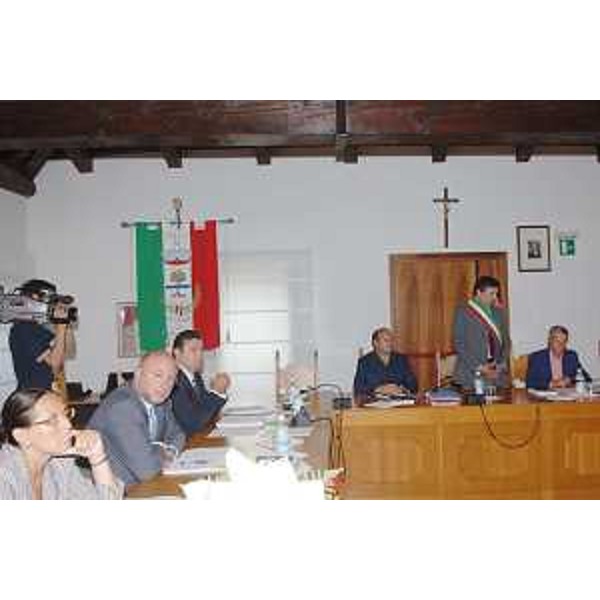 La Giunta Regionale riunita nella sede municipale di Pasian di Pordenone. (Pasian di Pordenone 08/09/06)