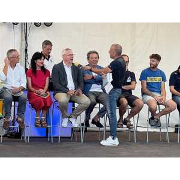 Il presidente del Cr Fvg, Mauro Bordin, partecipa all'inaugurazione di Ragogna nel cuore - Il presidente del Cr Fvg, Mauro Bordin, partecipa all'inaugurazione di Ragogna nel cuore