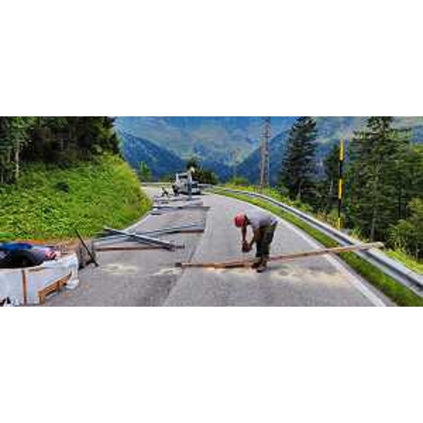 Il cantiere di passo di Monte Croce Carnico - Il cantiere di passo di Monte Croce Carnico