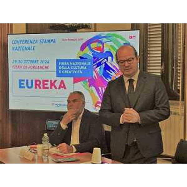 Il vice presidente del Friuli Venezia Giulia, con delega a cultura e sport, Mario Anzil alla presenntazione di Eureka a Roma - Il vice presidente del Friuli Venezia Giulia, con delega a cultura e sport, Mario Anzil alla presenntazione di Eureka a Roma