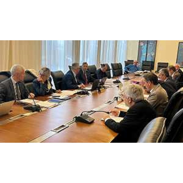 Una fase della riunione odierna della I Commissione - Una fase della riunione odierna della I Commissione