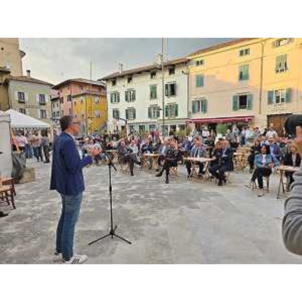 L'intervento dell'assessore Pierpoaolo Roberti durante la cerimonia di inaugurazione della Festa dell'uva di Cormons - L'intervento dell'assessore Pierpoaolo Roberti durante la cerimonia di inaugurazione della Festa dell'uva di Cormons