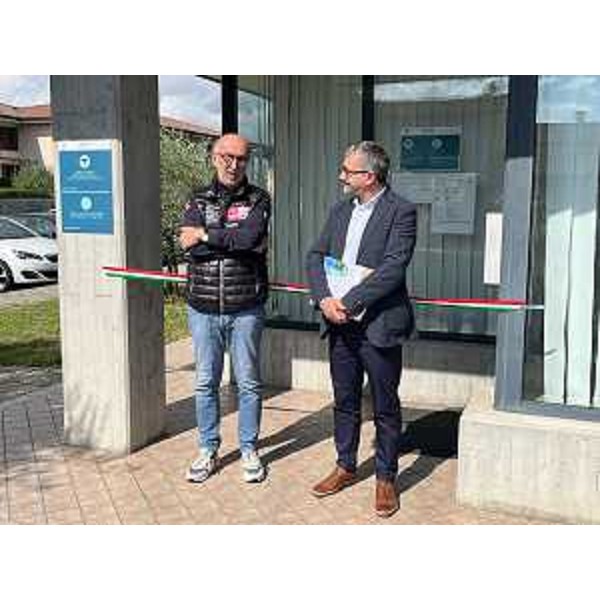 L'intervento dell'assessore regionale alla Salute, Riccardo Riccardi con il sindaco di Talmassons. - L'intervento dell'assessore regionale alla Salute, Riccardo Riccardi con il sindaco di Talmassons.