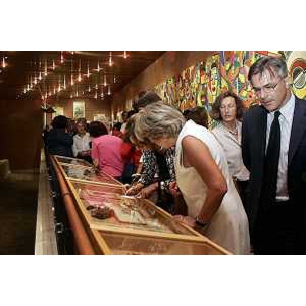 Inaugurazione della mostra su Pietro Savorgnan di Brazzà, una vita per l'Africa. (Roma 10/09/06)