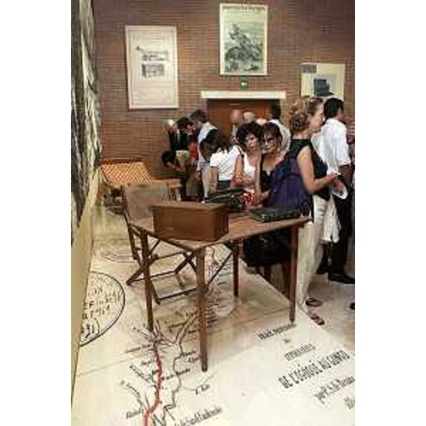 Inaugurazione della mostra su Pietro Savorgnan di Brazzà, una vita per l'Africa. (Roma 10/09/06)