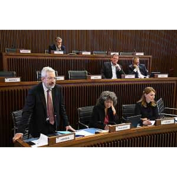 In prima fila i consiglieri regionali del Gruppo Misto con, in piedi, Furio Honsell (Open Sinistra Fvg) - In prima fila i consiglieri regionali del Gruppo Misto con, in piedi, Furio Honsell (Open Sinistra Fvg)