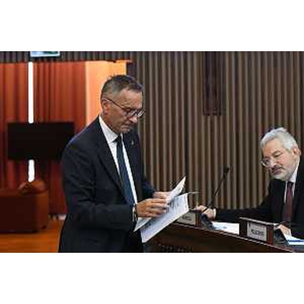 Giuseppe Ghersinich (Lega) e Furio Honsell (Open Fvg) - Giuseppe Ghersinich (Lega) e Furio Honsell (Open Fvg)