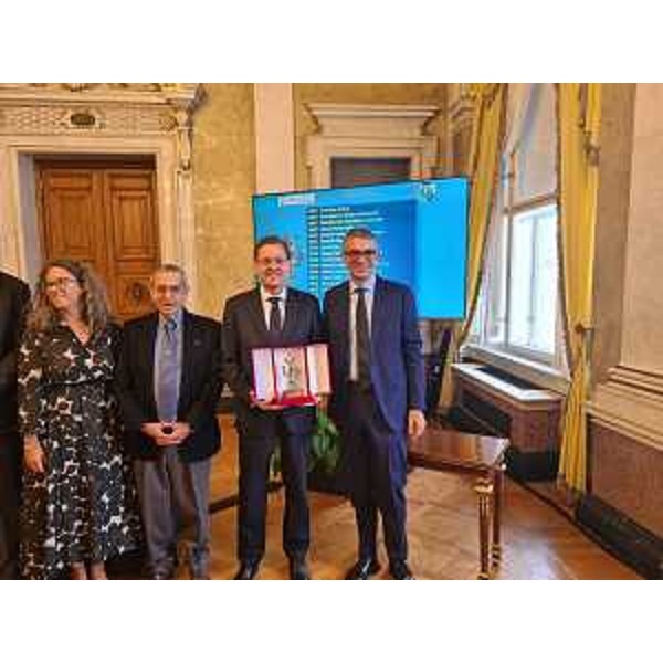 Alla destra della foto l'assessore Pierpaoolo Roberti, al suo fianco Enrico Samer - Alla destra della foto l'assessore Pierpaoolo Roberti, al suo fianco Enrico Samer