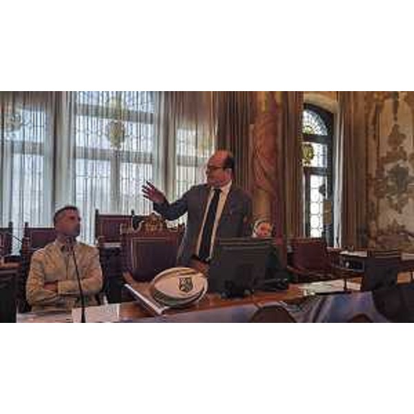 Il vicepresidente con delega a Cultura e sport del Friuli Venezia Giulia Mario Anzil alla presentazione delle nuove idee progettuali e strategiche per il rilancio della società "Rugby Udine" nel panorama sportivo udinese e regionale - Il vicepresidente con delega a Cultura e sport del Friuli Venezia Giulia Mario Anzil alla presentazione delle nuove idee progettuali e strategiche per il rilancio della società "Rugby Udine" nel panorama sportivo udinese e regionale