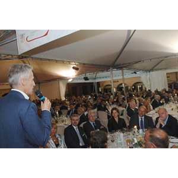 Riccardo Illy (Presidente Regione Friuli Venezia Giulia) alla cena delle Categorie economiche. (Udine 12/09/06)