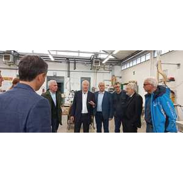 Un altro momento della visita ai laboratori - Un altro momento della visita ai laboratori