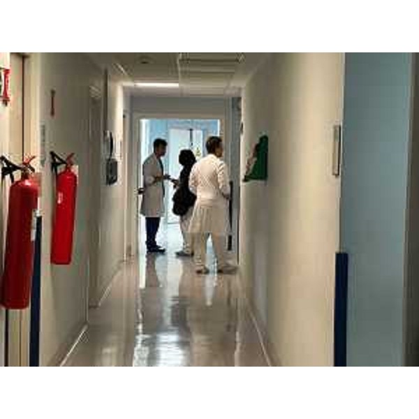 I corridoi del reparto di radiografia - I corridoi del reparto di radiografia