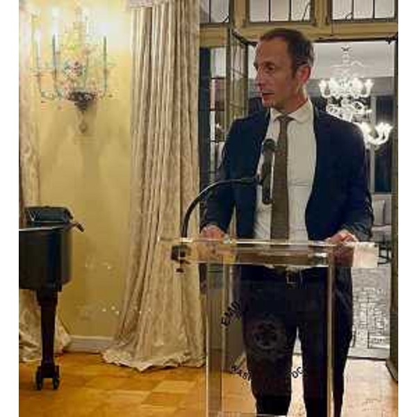 Il governatore Fedriga a Villa Firenze - Il governatore Fedriga a Villa Firenze