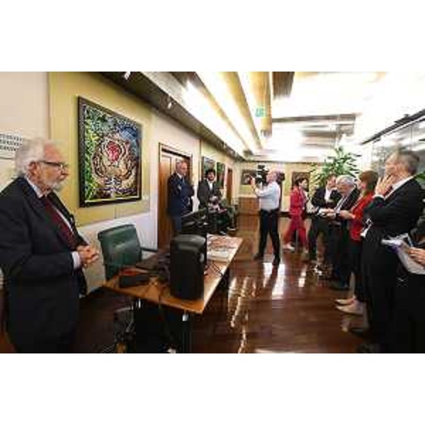 A destra, il direttore della Fondazione bambini e autismo, Davide del Duca; il presidente del Cr Fvg, Mauro Bordin; il consigliere regionale Simone Polesello - A destra, il direttore della Fondazione bambini e autismo, Davide del Duca; il presidente del Cr Fvg, Mauro Bordin; il consigliere regionale Simone Polesello