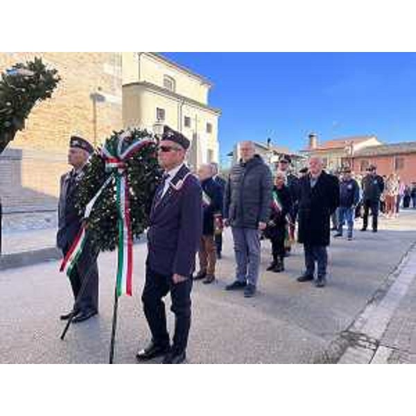 Il presidente del Cr Fvg, Mauro Bordin, alla cerimonia di Palazzolo dello Stella per il 4 novembre - Il presidente del Cr Fvg, Mauro Bordin, alla cerimonia di Palazzolo dello Stella per il 4 novembre