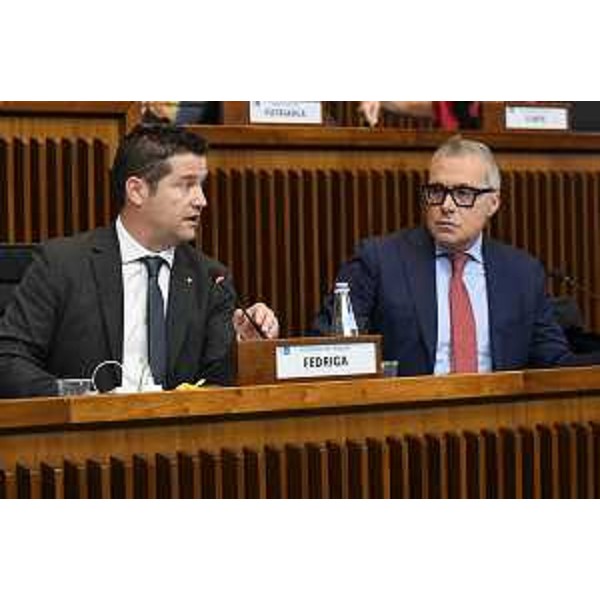 Il presidente della II Commissione consiliare, Markus Maurmair (FdI), e l'assessore regionale alle Attività produttive, Sergio Emidio Bini - Il presidente della II Commissione consiliare, Markus Maurmair (FdI), e l'assessore regionale alle Attività produttive, Sergio Emidio Bini