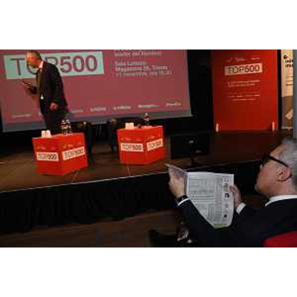 L'assessore regionale alle Attività produttive Sergio Emidio Bini all'evento Top 500 - L'assessore regionale alle Attività produttive Sergio Emidio Bini all'evento Top 500