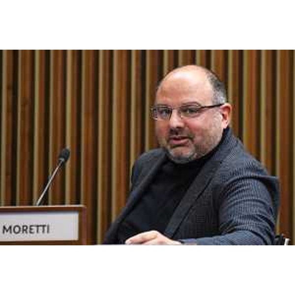 Il capogruppo del Pd, Diego Moretti - Il capogruppo del Pd, Diego Moretti
