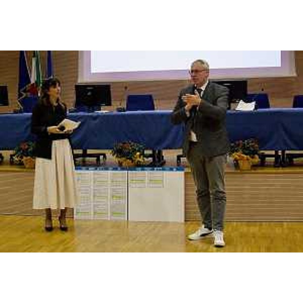 L'intervento del presidente Bordin alle premiazioni del ciclismo - L'intervento del presidente Bordin alle premiazioni del ciclismo