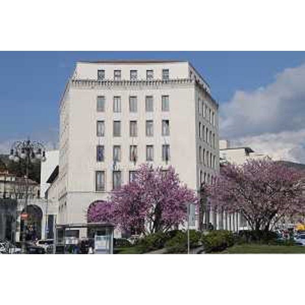 Il palazzo del Consiglio regionale in piazza Oberdan a Trieste - Il palazzo del Consiglio regionale in piazza Oberdan a Trieste